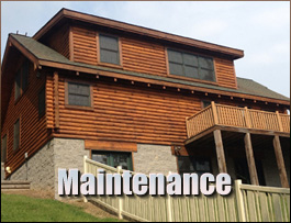  Glencoe, Ohio Log Home Maintenance