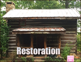 Historic Log Cabin Restoration  Glencoe, Ohio